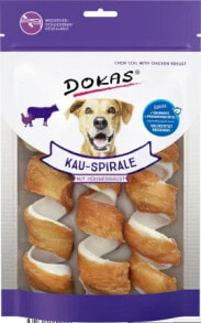 Купить лакомства для собак DOKAS: Kausnack Hund, Hühnerbrustspirale (3 Stück), 110 g