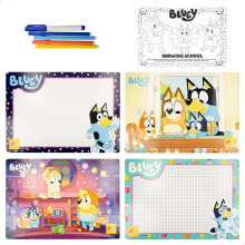 K3YRIDERS Bluey Bluey Drawing School With Coloring Characters