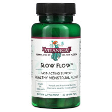 Slow Flow, Healthy Menstrual Flow, 60 Vegan Caps
