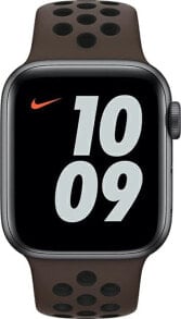 Apple Pasek Apple Watch MJ6J3AM/A 38/40/41mm Nike Sport Brand brązowo-czarny/ironstone-black