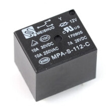 Relay MPA-S-112-C - 12V coil, 1x 10A / 250VAC contacts