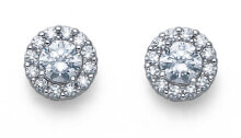 Ювелирные серьги elegant silver earrings Best 62135