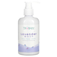 Средства для купания малышей truKid, Baby, Lavender Wash, Face + Body + Hands, 8 fl oz (236.5 ml)