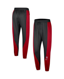 Nike men's Red, Black Chicago Bulls 2023/24 Authentic Showtime Pants