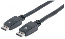 Кабели и разъемы для аудио- и видеотехники manhattan 354127 видео кабель адаптер 7,5 m DisplayPort Черный