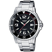Мужские наручные часы с браслетом Мужские наручные часы с серебряным браслетом CASIO Collection MTD-1053D-1A Watch