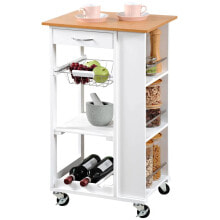 Serving tables and carts