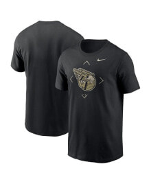 Men's Black Cleveland Guardians Camo Logo T-shirt