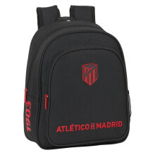 Детские школьные рюкзаки и ранцы для мальчиков школьный рюкзак для мальчиков Atletico Madrid черный цвет, 10 л