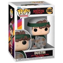 FUNKO Stranger Things Pop! Tv Vinyl Hunter Dustin With Shield 9 cm Figure