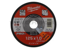 Диски отрезные тонкий отрезной диск по металлу Milwaukee SCS-41 PRO plus 125 x 1,0 x 22,2 мм