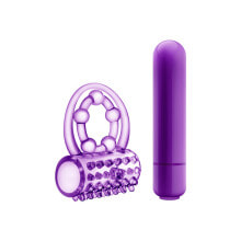 Vibrating Double Strap Cock Ring, 6,3 ‑ 8,3 cm