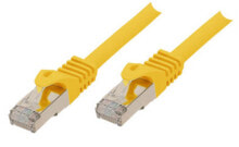 Кабели и разъемы для аудио- и видеотехники s-Conn BS75511-1.5Y сетевой кабель Желтый 1,5 m Cat7 S/FTP (S-STP)