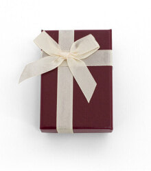 Wine gift box with cream ribbon KP8-8