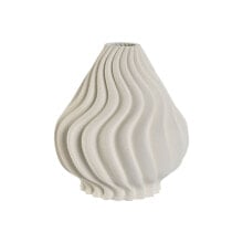 Vase Home ESPRIT White Stoneware Modern 22 x 22 x 26 cm