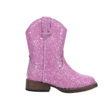 Купить детские товары Roper: Roper Glitter Galore Square Toe Cowboy Toddler Girls Purple Casual Boots 09-017