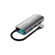 Купить uSB-концентраторы URBAN FACTORY: USB-C-разветвитель Urban Factory MHC55UF Серый