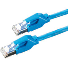 Кабели и разъемы для аудио- и видеотехники draka Comteq S/FTP Patch cable Cat6, Blue, 0.5 m сетевой кабель 0,5 m Синий 21.05.2004