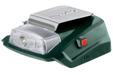 Купить фонари и прожекторы Metabo: Metabo PA 14.4-18 LED-USB - Battery charger - Lithium - 18 V - Metabo - Green,Red,Silver - AC
