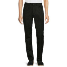 Купить мужские брюки George: George Dress Pants Men's 40X30 Black Stretch 5-Pockets Zip Fly Mid Rise Slim Fit