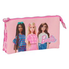 SAFTA Triple Barbie Love Pencil Case