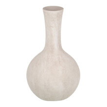 Vase Cream Ceramic Sand 19 x 19 x 35 cm
