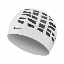 Swimming Cap Nike Graphic 3 White Silicone Adults