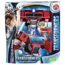 TRANSFORMERS Earthspark Twist Changer Optimus Prime And Robby Malto Figure