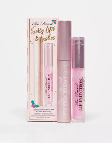 Too Faced – Sexy Lips & Lashes Limited Edition – Lippen- und Wimpernset