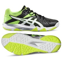 Мужские кроссовки спортивные для тенниса зеленые текстильные низкие с амортизацией Asics Gel Sensei M B502Y-9001 shoes