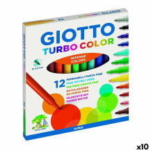 Set of Felt Tip Pens Giotto Turbo Color Multicolour (10 Units)