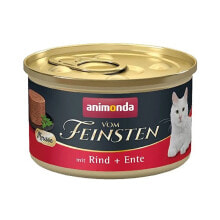 ANIMONDA Vom feinsten musa beef and duck wet cat food 85g