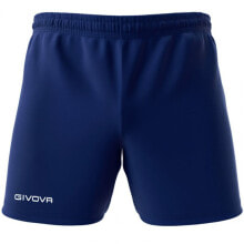 Мужские спортивные шорты Мужские шорты спортивные синие Givova Capo P018 0004