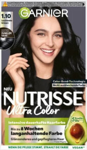 Купить средства для окрашивания волос Nutrisse: Haarfarbe Ultra Color 1.1 Leuchtendes Schwarz, 1 St