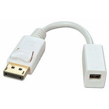Адаптер Mini DisplayPort — DisplayPort LINDY 41060 Белый