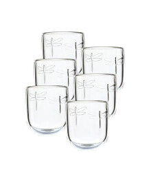 La Rochere Dragonfly 10-ounce Tumbler, Set of 6.