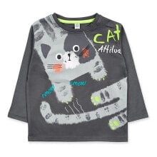 Купить мужские спортивные футболки и майки Tuc Tuc: TUC TUC Cattitude long sleeve T-shirt