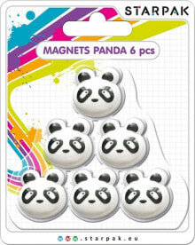 Starpak Magnet Panda shape Pack of 6 Pieces (24/144 - PANDA MAGN)