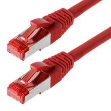 Кабели и разъемы для аудио- и видеотехники helos CAT6 S/FTP (PIMF), 30m сетевой кабель SF/UTP (S-FTP) Красный 118005
