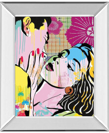Midnight Kiss by Tom Frazier Mirror Framed Print Wall Art, 22