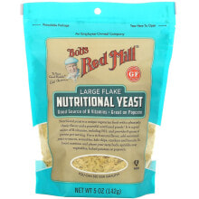 Дрожжи Bob's Red Mill, Large Flake Nutritional Yeast, Gluten Free, 5 oz (142 g)