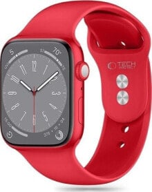 Tech-Protect TECH-PROTECT SILICONE APPLE WATCH 6 / 7 / 8 / 9 / 10 / SE / ULTRA 1 / 2 (44 / 45 / 46 / 49 MM) RED