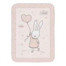 KIKKABOO Super Soft Baby Manta 80/110 Cm Rabbits In Love