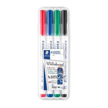 STAEDTLER Lumocolor 318 wp marker pen 4 units