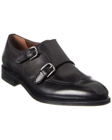 Купить мужские туфли Salvatore Ferragamo: Ferragamo Monk Strap Leather Moccasin Men's