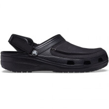 Черные мужские сандалии Crocs (Крокс)