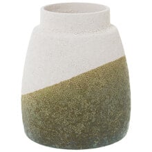 Vase Alexandra House Living Green Beige Ceramic 16 x 16 x 24 cm