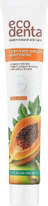 Aufhellende Bio Zahnpasta mit Papayaextrakt - Ecodenta Papaya Whitening Toothpaste