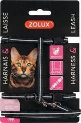 Шлейки и ошейники для кошек Zolux Black cat walking set