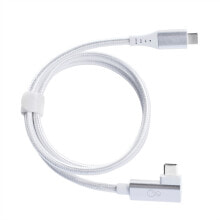 Bachmann Ochno USB-C Kabel gewinkelt 0.7m silber - Cable - Digital
